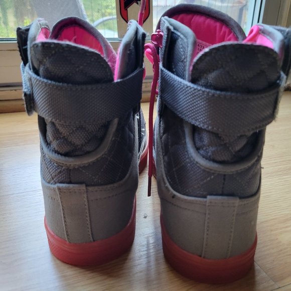 Vlado Footwear | Gray & Pink Atlas 2 Hi-Top Sneaker - Picture 5 of 6